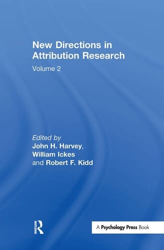 New Directions in Attribution Research Volume 1