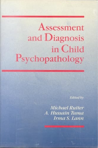 Assessment and Diagnosis in Child Psychopathology