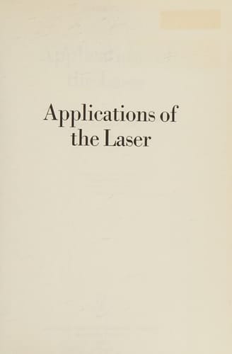Applications of the Laser