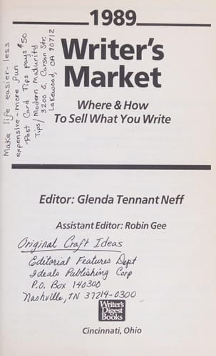 Writer's Market Where & how to Sell what You Write