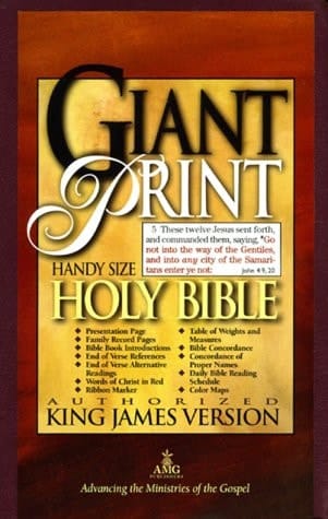 Giant Print Bible