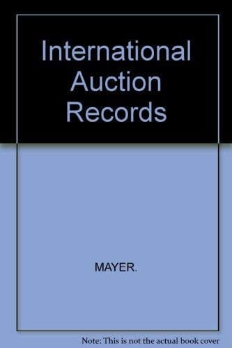 International Auction Records 1979-80. Ed. E. Mayer
