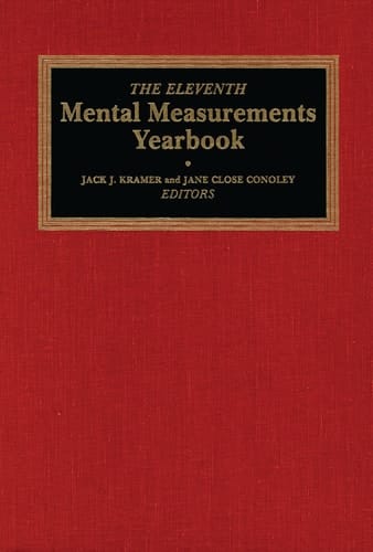 The Eleventh Mental Measurements Yearbook