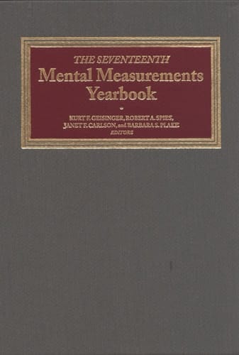 The Seventeenth Mental Measurements Yearbook