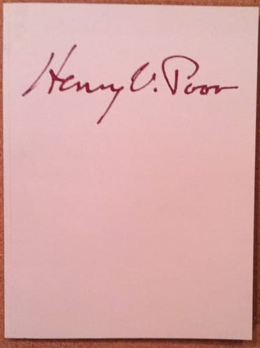 Henry Varnum Poor, 1887-1970 A Retrospective Exhibition