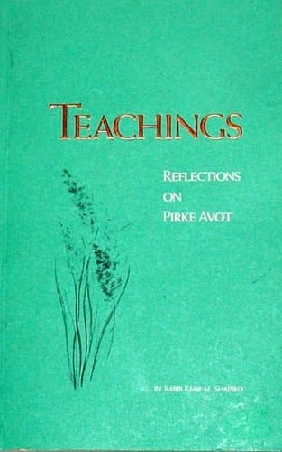 Teachings Reflections on Pirke Avot