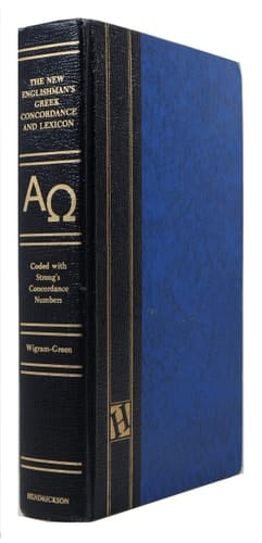 The New Englishman's Greek Concordance and Lexicon