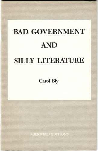 Bad Government and Silly Literature
