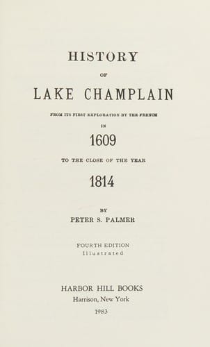History of Lake Champlain 1609-1814