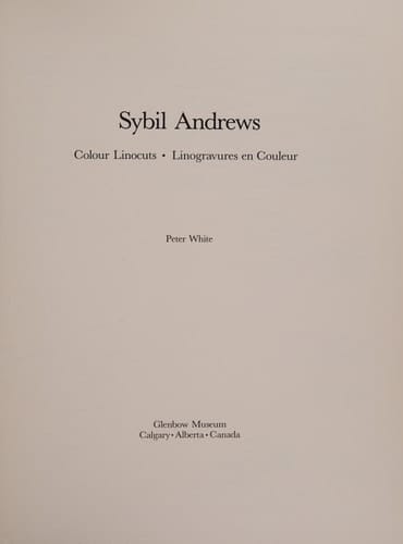 Sybil Andrews : Colour Linocuts : Linogravures en Couleur [sic]