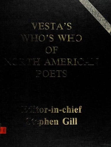 Vesta's Who's Who of North American Poets