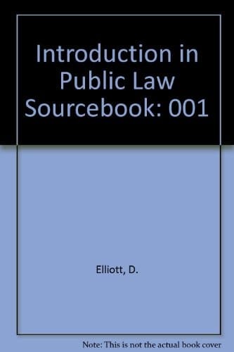 Introduction to Public Law Sourcebook