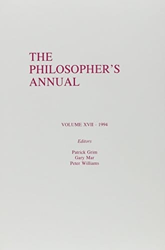 Philosopher's Annual, 1994