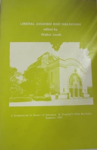 Liberal Judaism and Halakhah