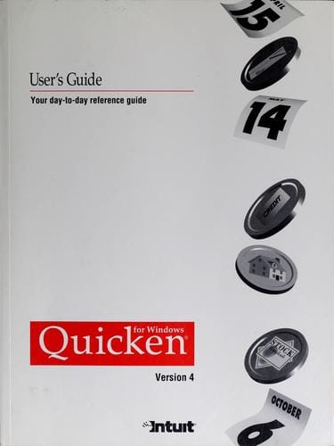 Quicken for Windows User's Guide Version 4