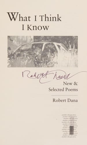 What I Think I Know New & Selected Poems