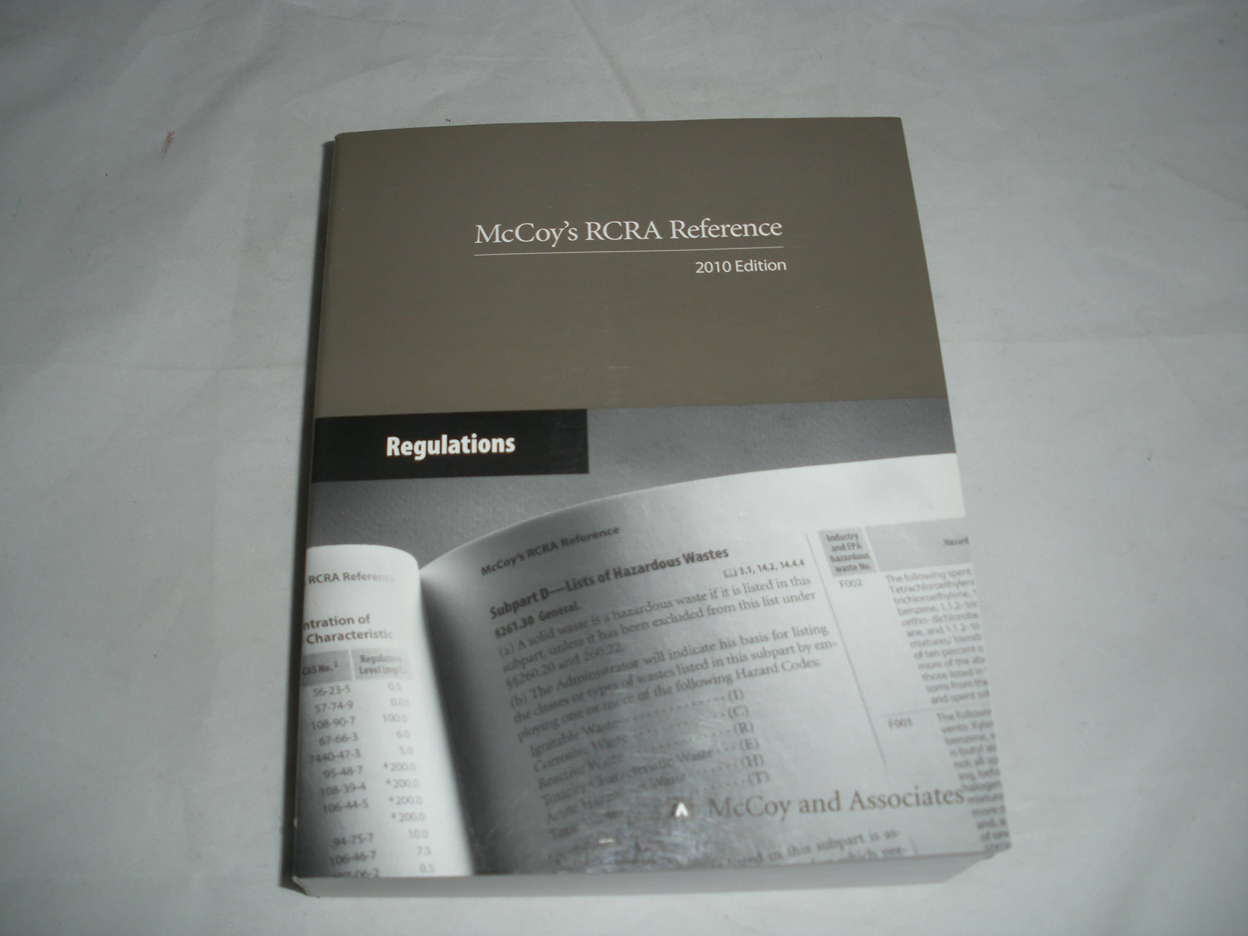 McCoy's RCRA Reference 2010 Edition
