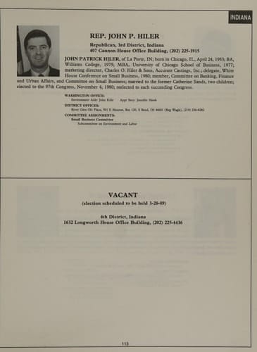Congressional Directory Environment