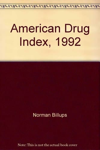 American Drug Index, 1992