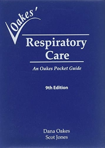 Respiratory Care Pocket Guide An Oakes Pocket Guide