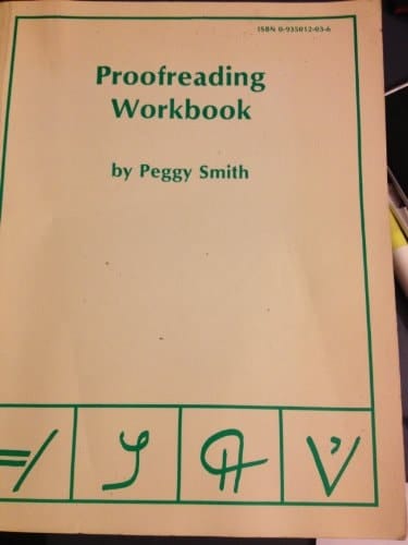 Proofreading workbook