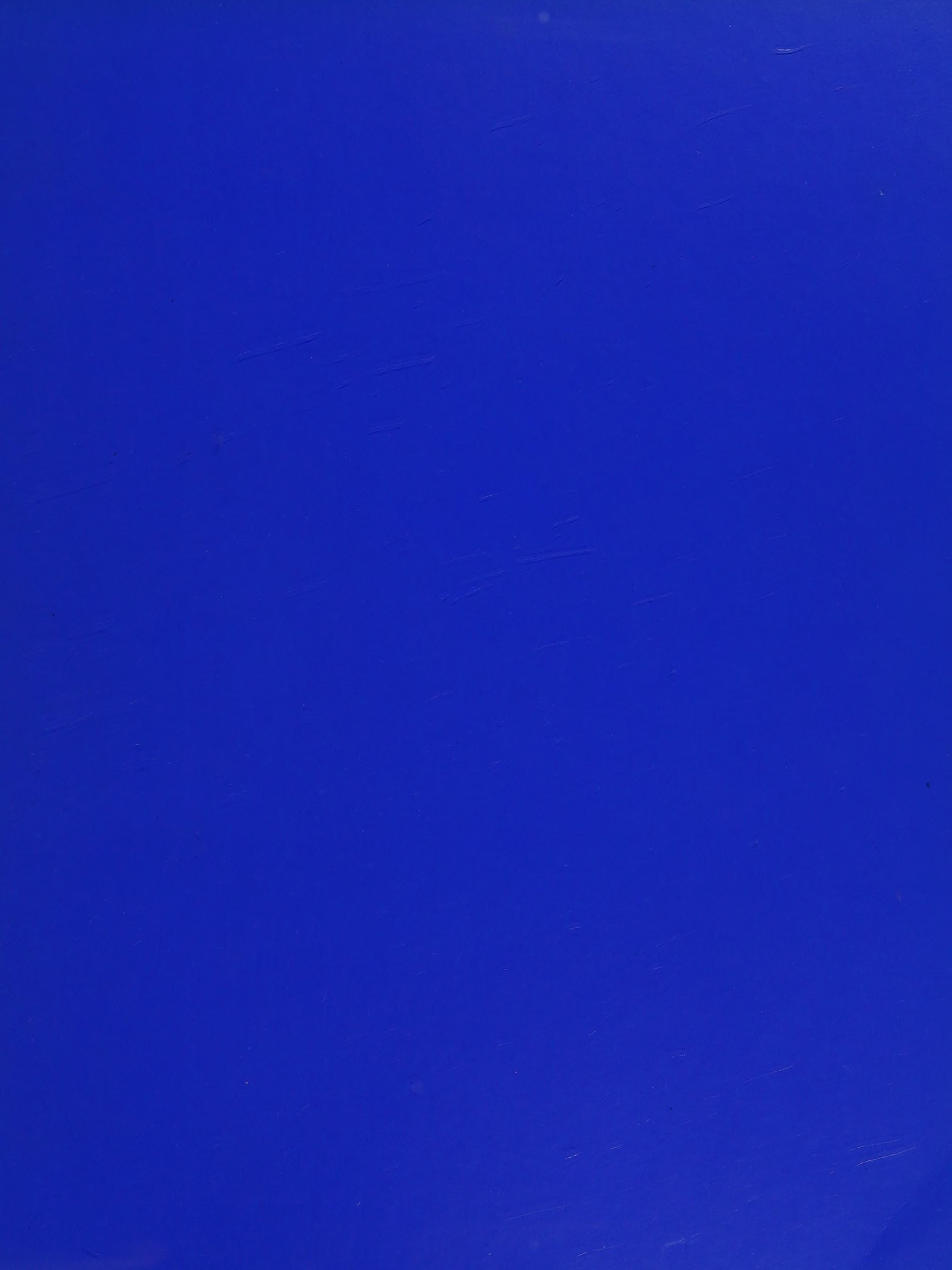 Yves Klein With the Void, Full Powers : Exhibition , Hirshhorn Museum and Sculpture Garden, Washington, DC, May 20 - September 12, 2010 ; Walker Art Center, Minneapolis, Minnesota, October 23, 2010 - Febuary 13, 2011]