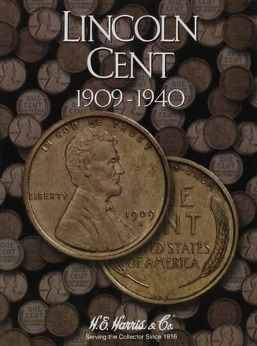 He Harris by Whitman Coin Folder: Lincoln Cents #1: 1909-1940
