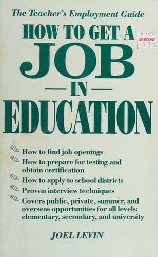 How to Get a Job in Education