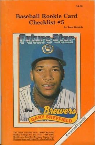 Baseball Rookie Card Checklist #5
