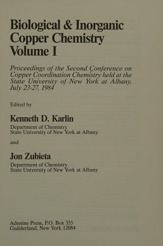 Biological and Inorganic Cooper Chemistry