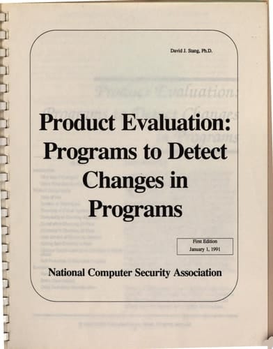 Programs to Detect Changes in Programs An Evaluation