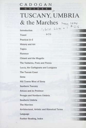 Tuscany, Umbria & the Marches