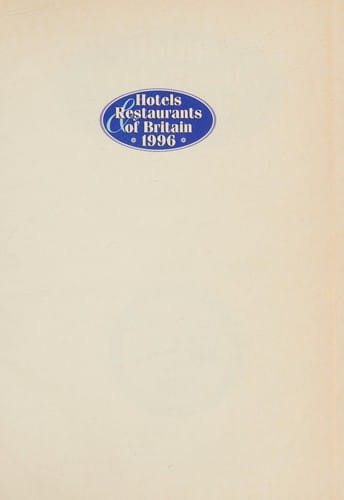 Hotels Restaurants Britain 1996