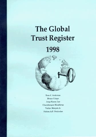 The Global Trust Register 1998