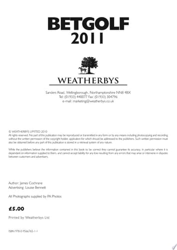 BetGolf 2011