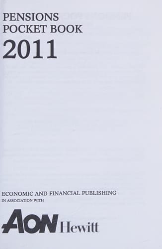 Pensions Pocket Book 2011