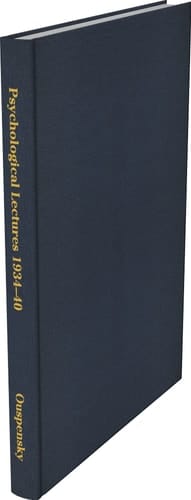 Psychological Lectures 1934-1940