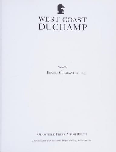 West Coast Duchamp