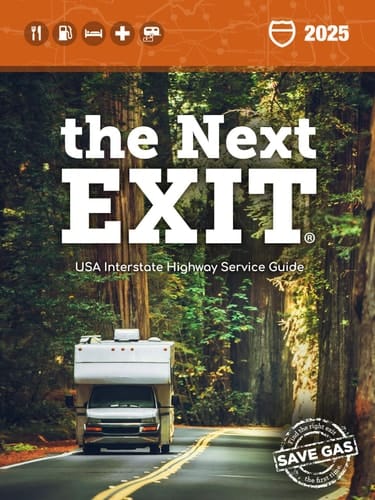 The Next Exit 2025 USA Interstate Highway Service Guide