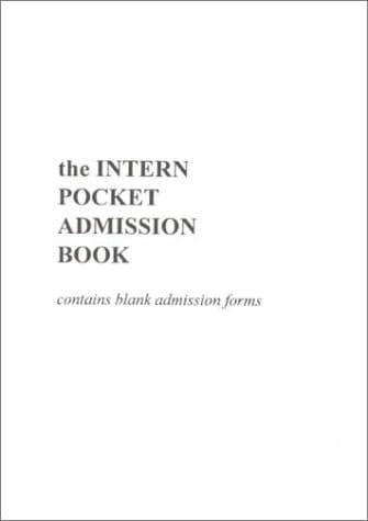 The Intern Pocket Admission Book