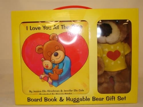 I Love You All the Time Board Book & Huggable Bear Gift Set