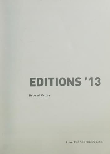 Editions '13
