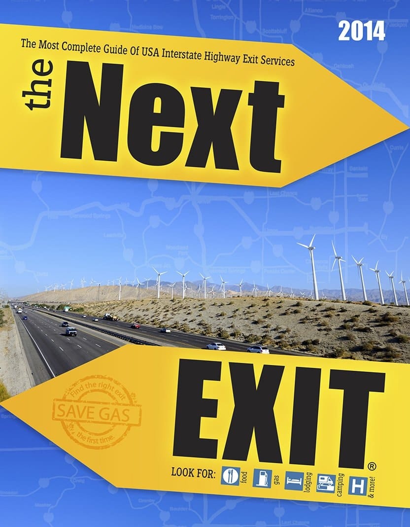 The Next Exit 2014 The Most Accurate Interstate Highway Service Guide Ever Printed