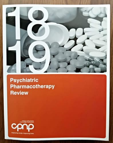 2018-2019 Psychiatric Pharmacotherapy Review