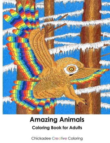 Amazing Animals Coloring Book for Adults
