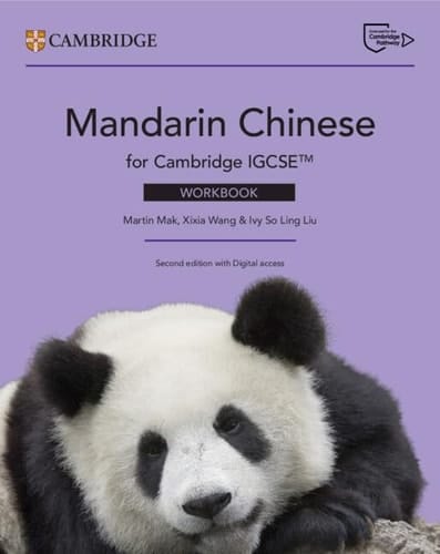 Mandarin Chinese for Cambridge IGCSE™ Workbook with Digital Access (2 Years) (Cambridge International IGCSE)