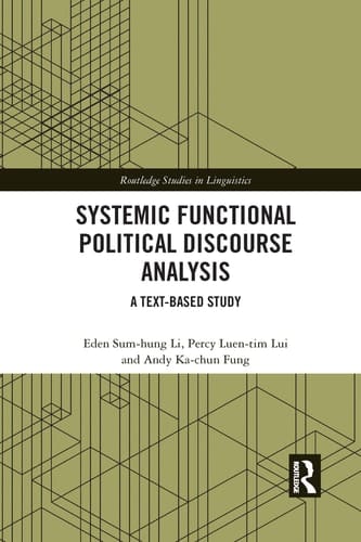 Systemic Functional Political Discourse Analysis A Text-Based Study