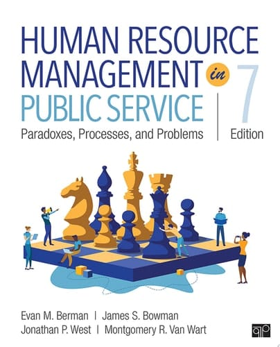 Human Resource Management in Public Service Paradoxes, Processes, and Problems