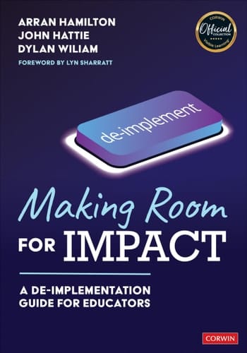 Making Room for Impact A De-implementation Guide for Educators