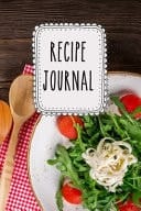 Recipe Journal 120 Page Softcover Notes Journal- 6x9 Blank Line Cute Photo Design Cover Recipe Journal